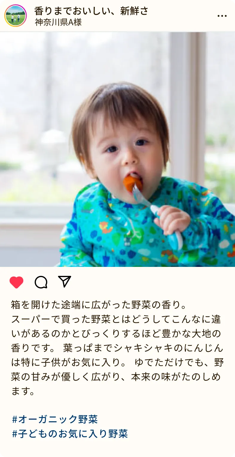 お客様からの感謝のお声